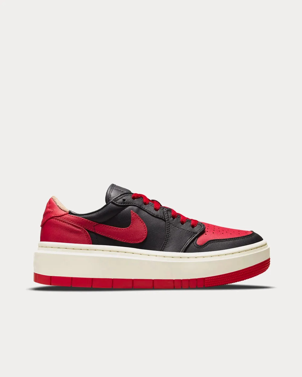 Air Jordan 1 LV8D SE Black / Gym Red / Sail Low Top Sneakers