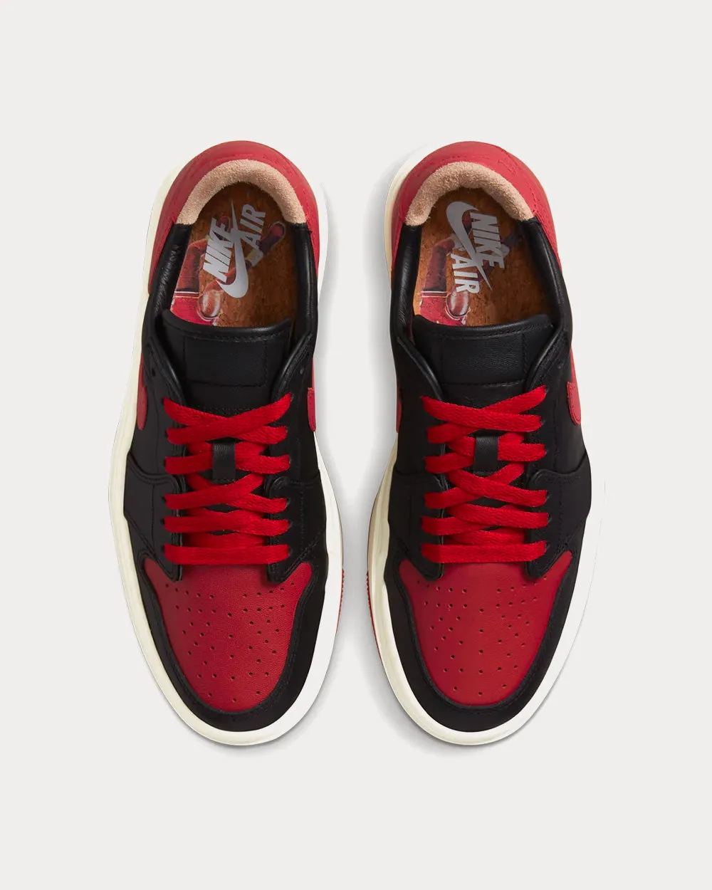 Air Jordan 1 LV8D SE Black / Gym Red / Sail Low Top Sneakers