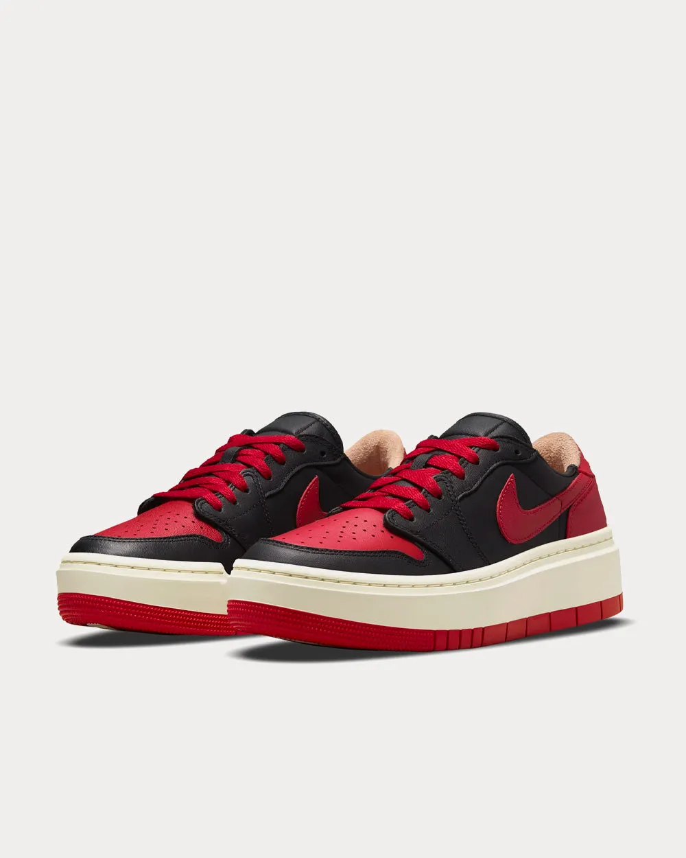 Air Jordan 1 LV8D SE Black / Gym Red / Sail Low Top Sneakers