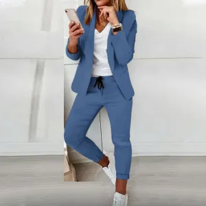 Amira | Stylish Blazer and Fitted Pants Casual Set