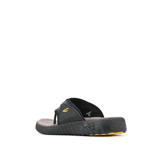 camel active Leather Sandals Men Black FRED-892503-XC1SV-1