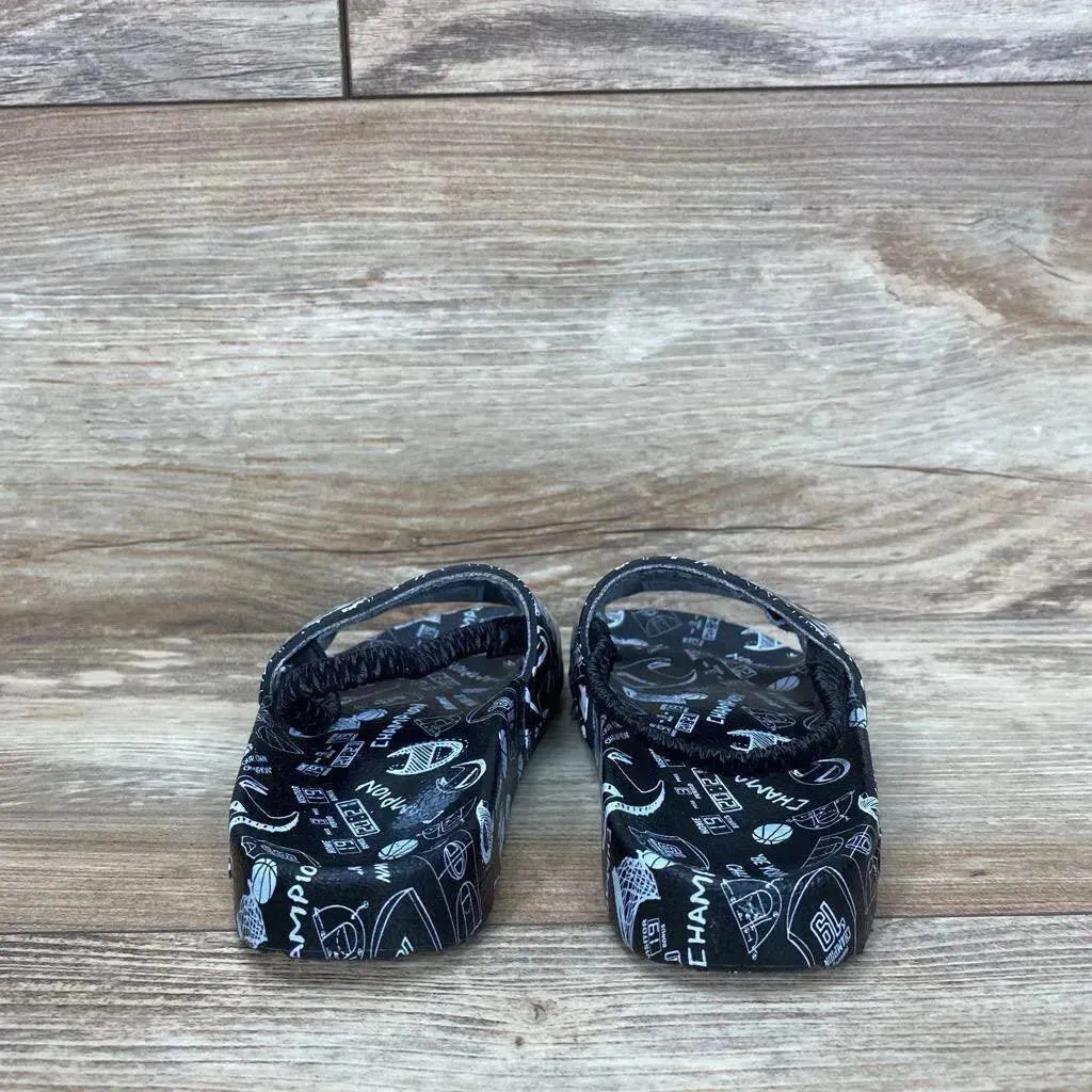 Champion Super Slide Doodle Sandals sz 8c