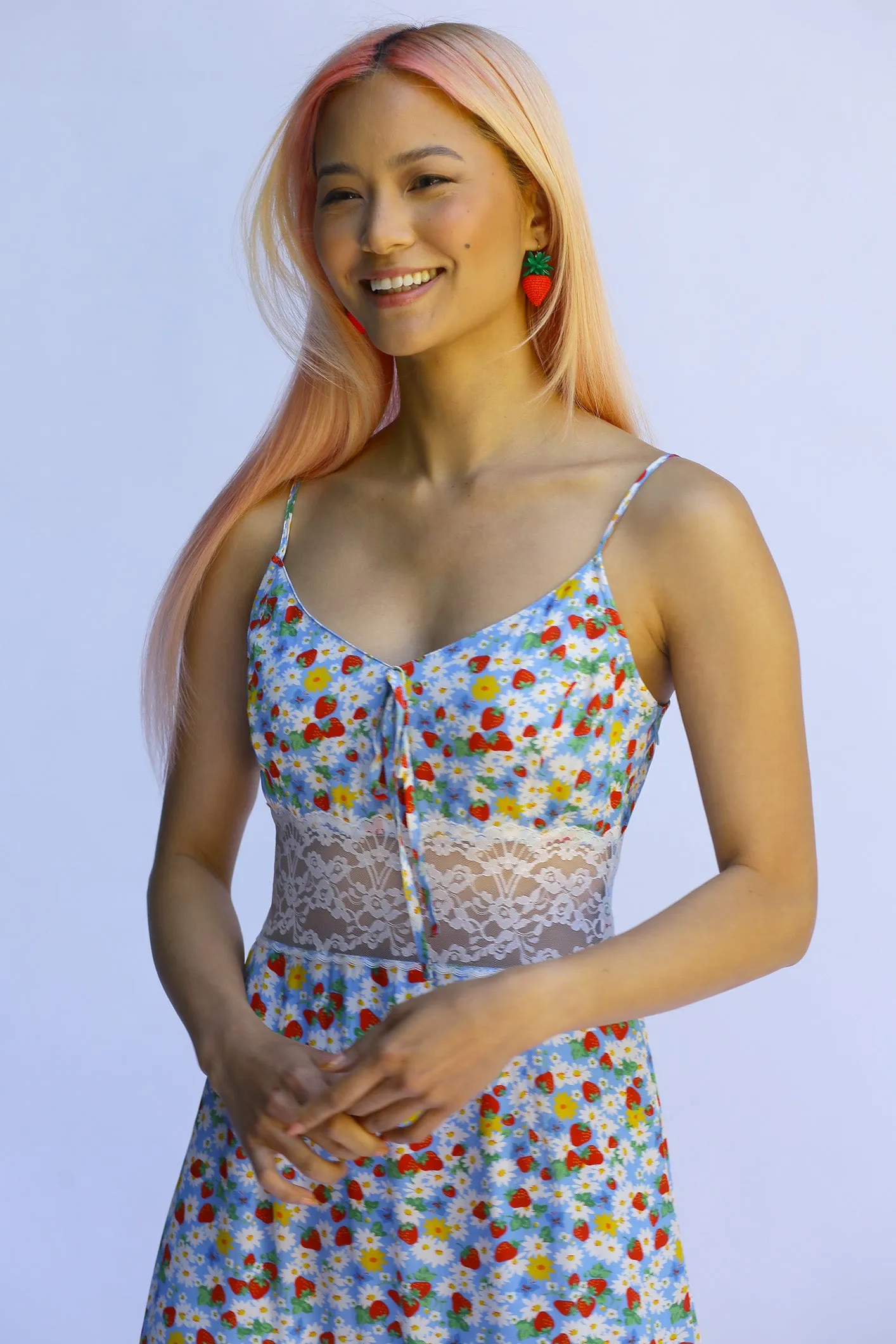 Chrissy Lace Slip Dress