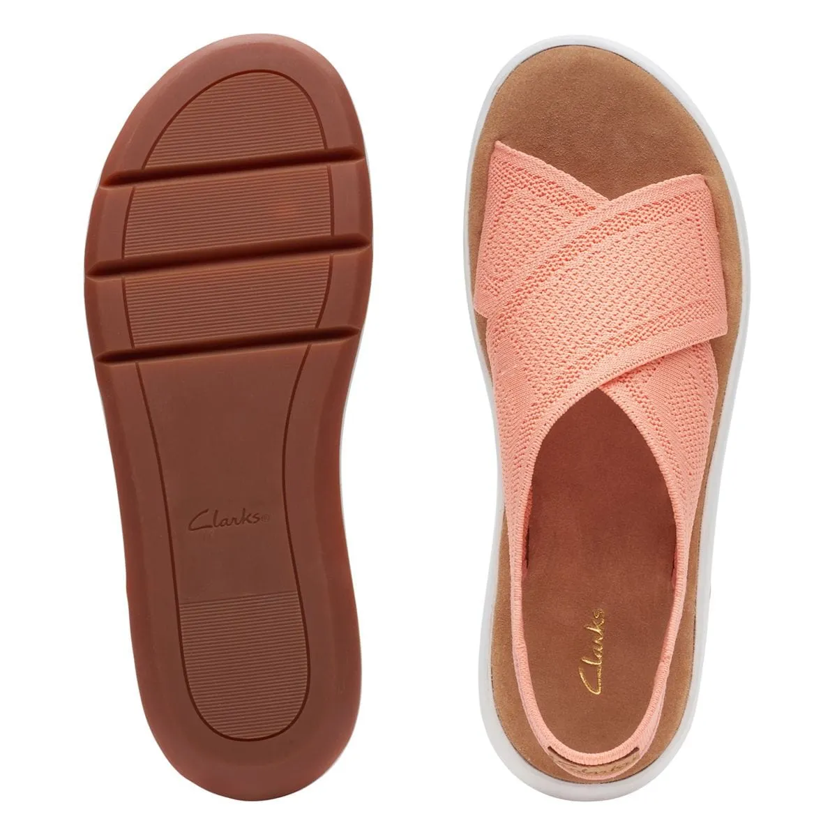 Clarks Women's Jemsa Dash Sandals- Light Coral