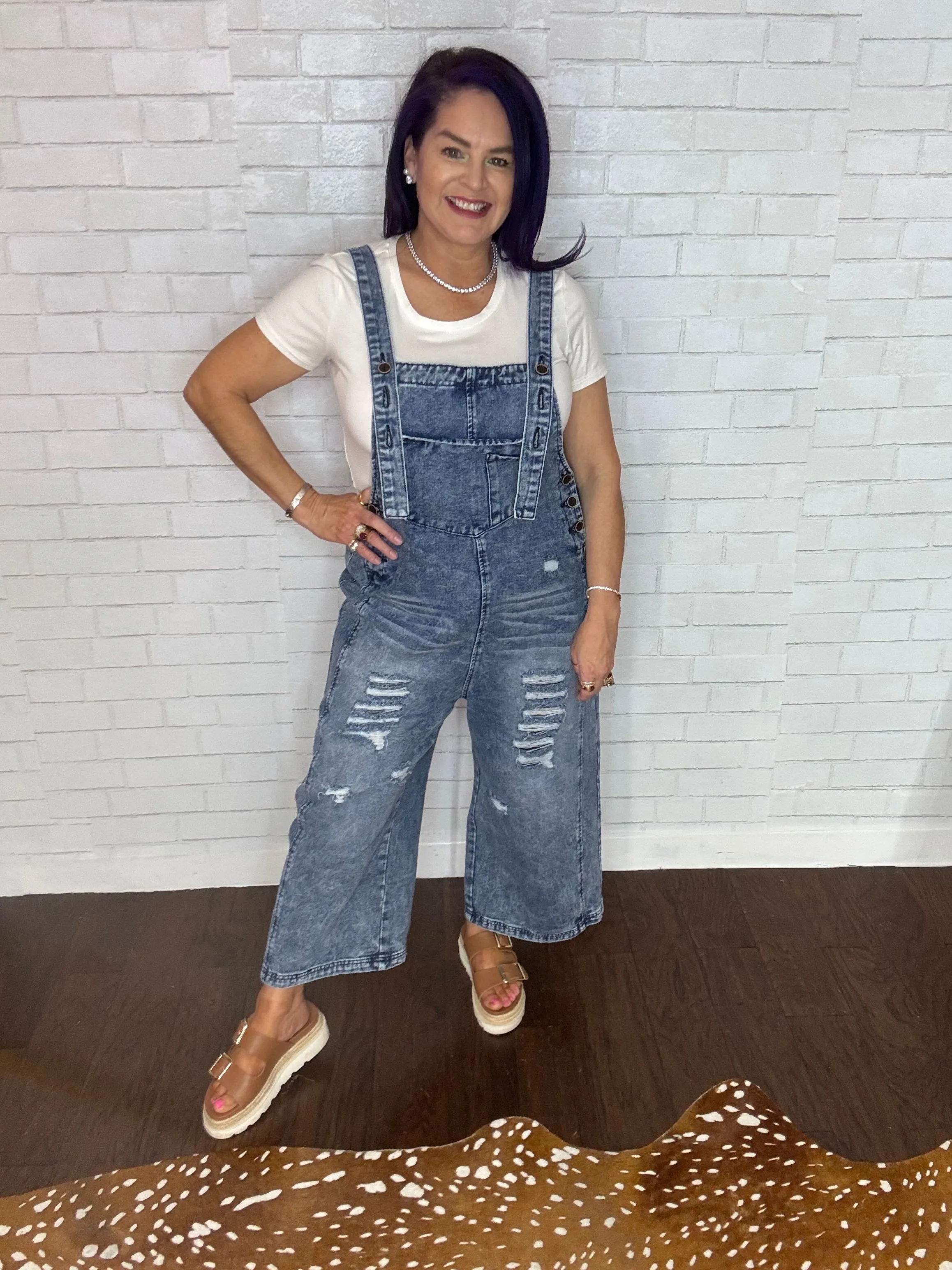 Denim Overalls