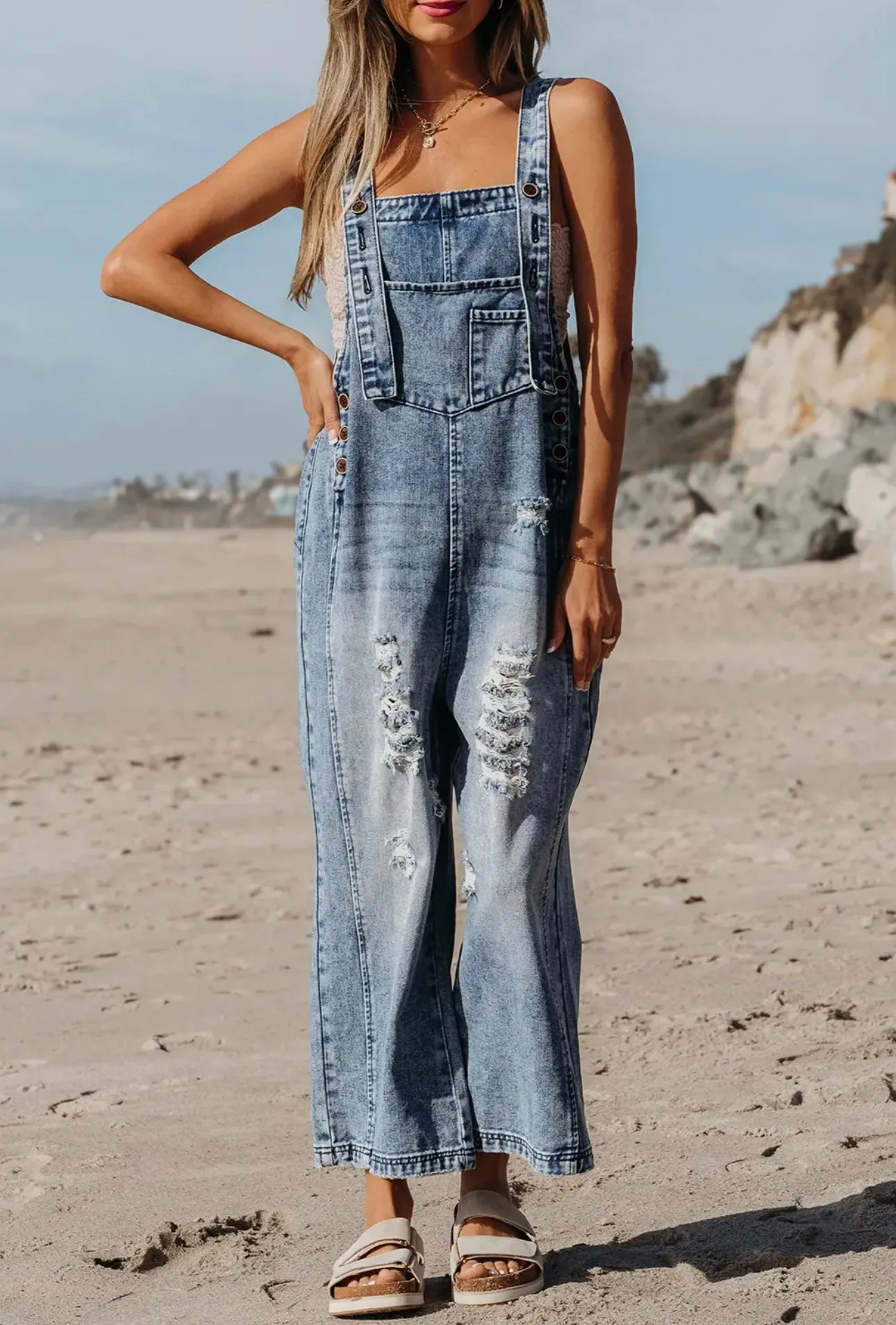 Denim Overalls