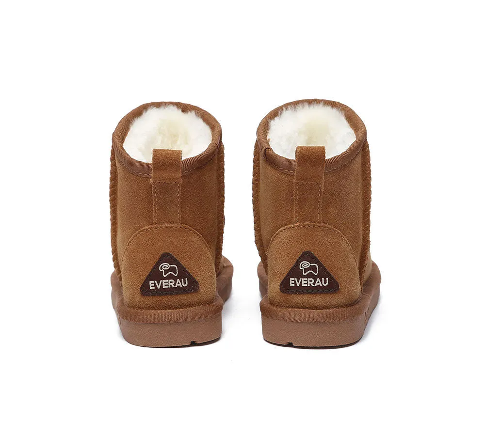EVERAU® Kid Sheepskin Boots Pony Kids Plus