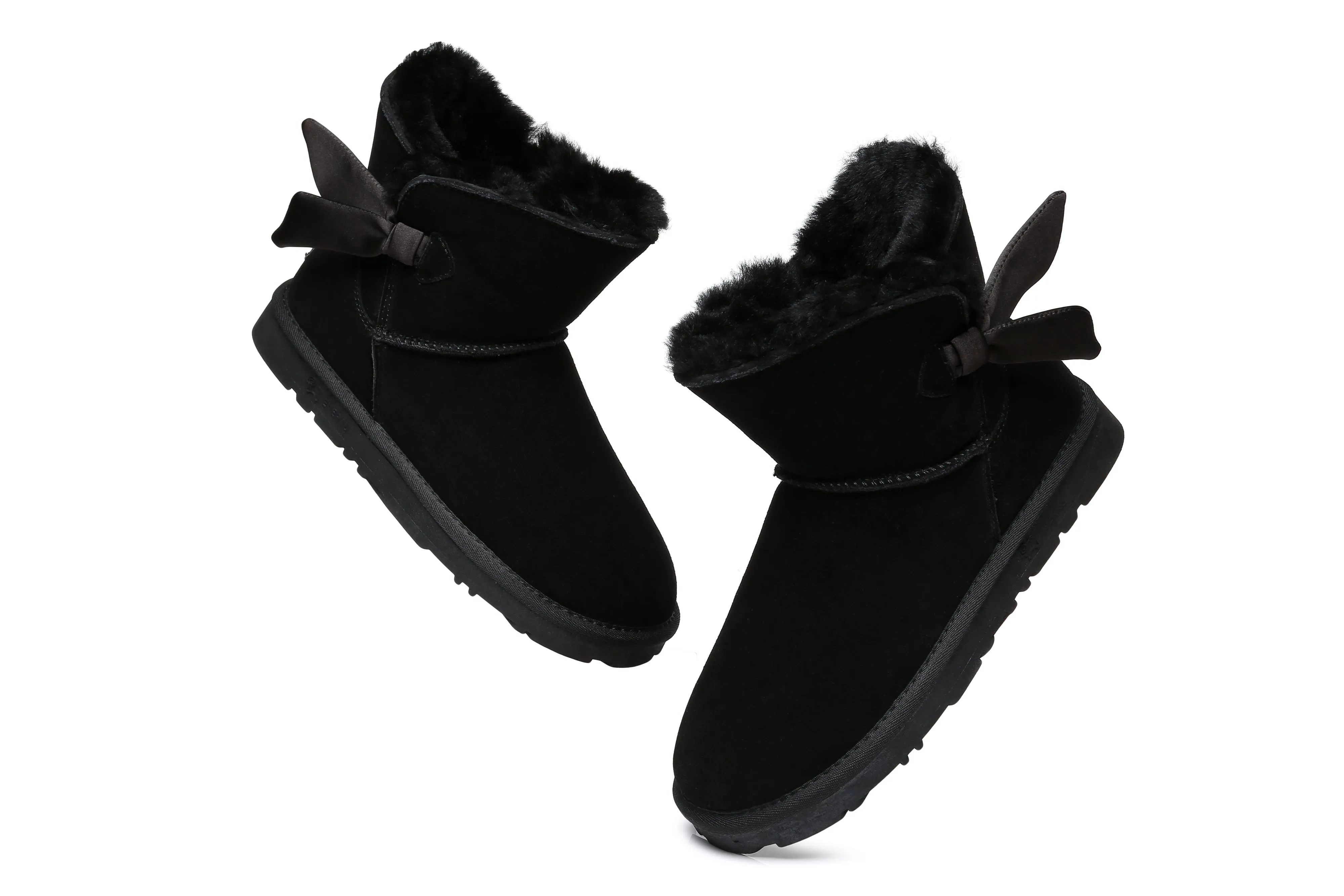 EVERAU® Single Bow Boots Women Ember