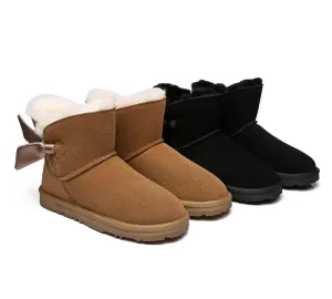 EVERAU® Single Bow Boots Women Ember