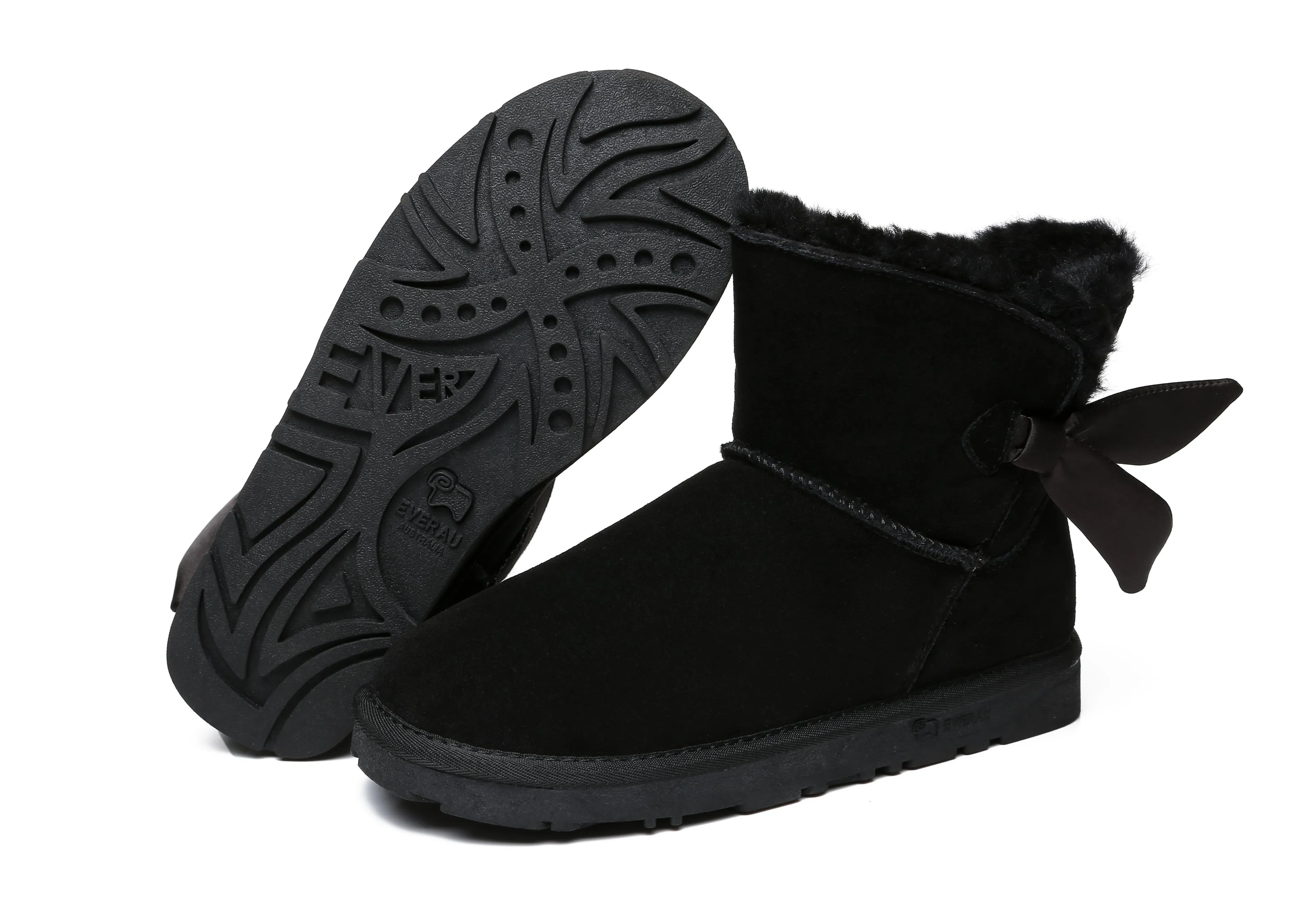 EVERAU® Single Bow Boots Women Ember