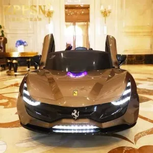 Ferrari Kids Electric Car with Remote Control Kid Drive Pedal Control Kid Ride on Car