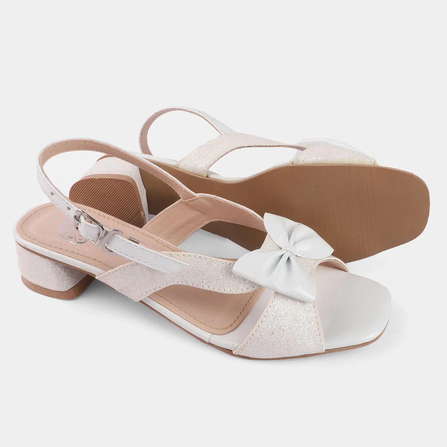 Girls Sandal 456-57-White