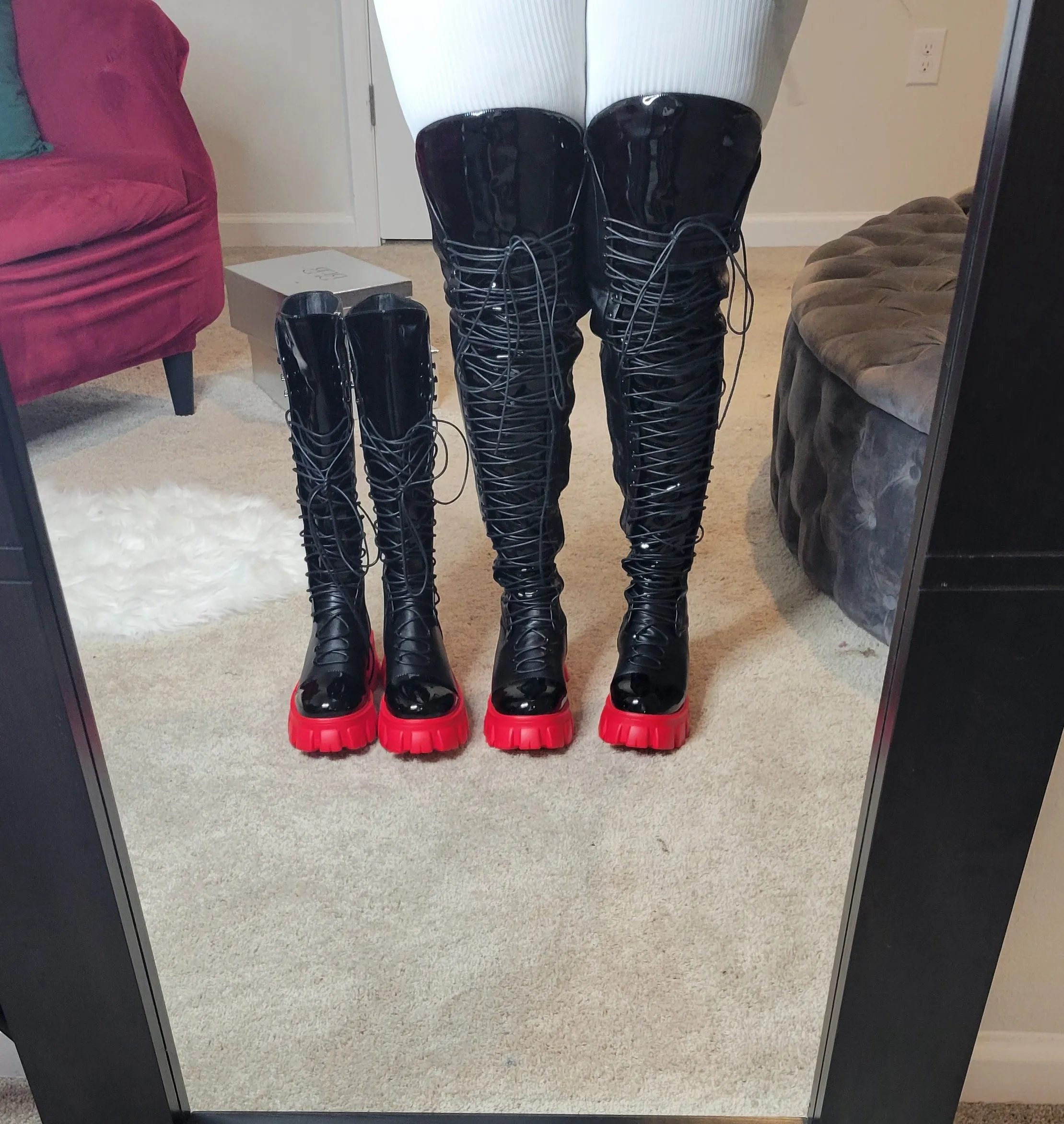 Goth Beauty (Thigh High length)