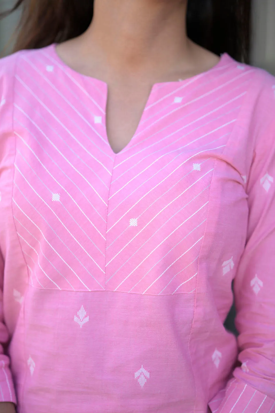 Hridaya Pink Kurti Set
