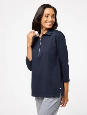 Jessy 3/4 Sleeve Polo