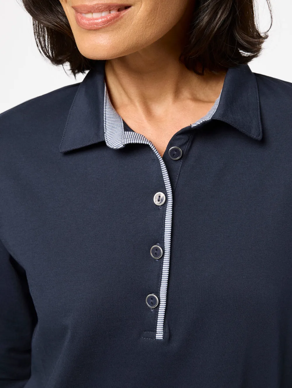 Jessy 3/4 Sleeve Polo