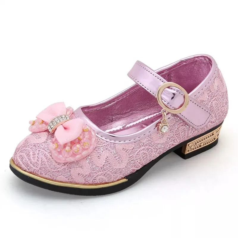 Kids Low Heel Party Wedding Shoes    S4723932