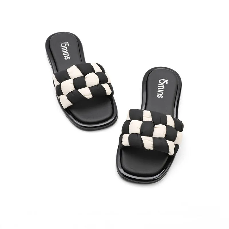 Leisure checkerboard Sandals