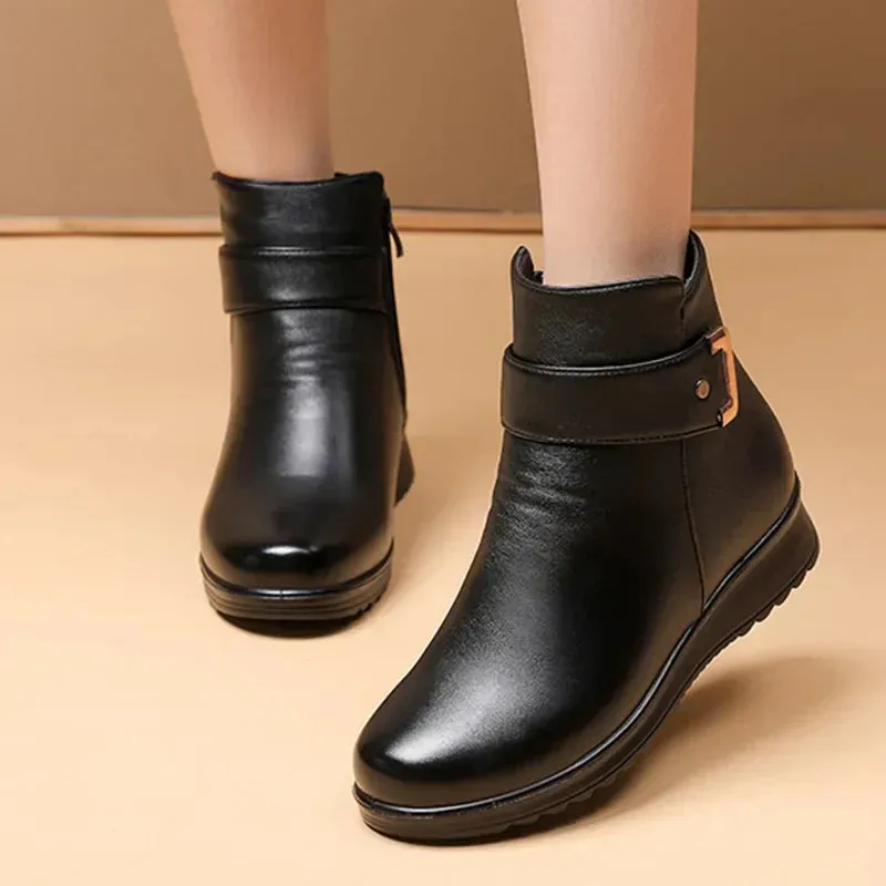 Élodie – Bottes orthopédiques avec doublure chaude pour un confort optimal