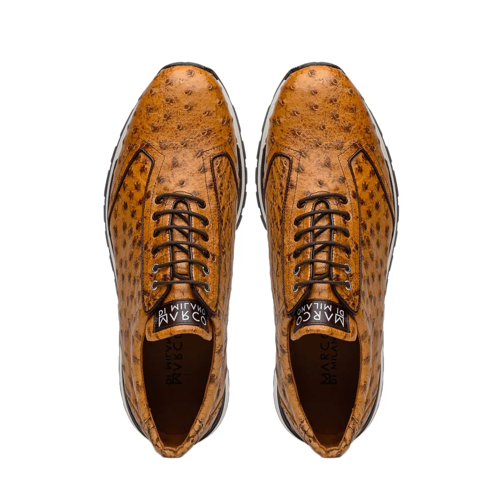 Marco Di Milano Scanno Ostrich and Rubber Paja