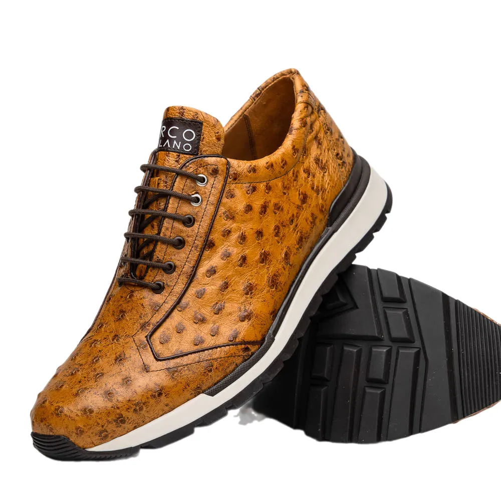 Marco Di Milano Scanno Ostrich and Rubber Paja