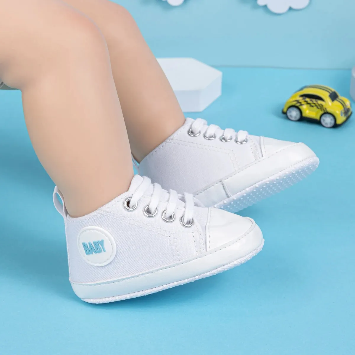 Meckior Soft Sole Comfortable Sneakers Baby Boys Girls Shoes First