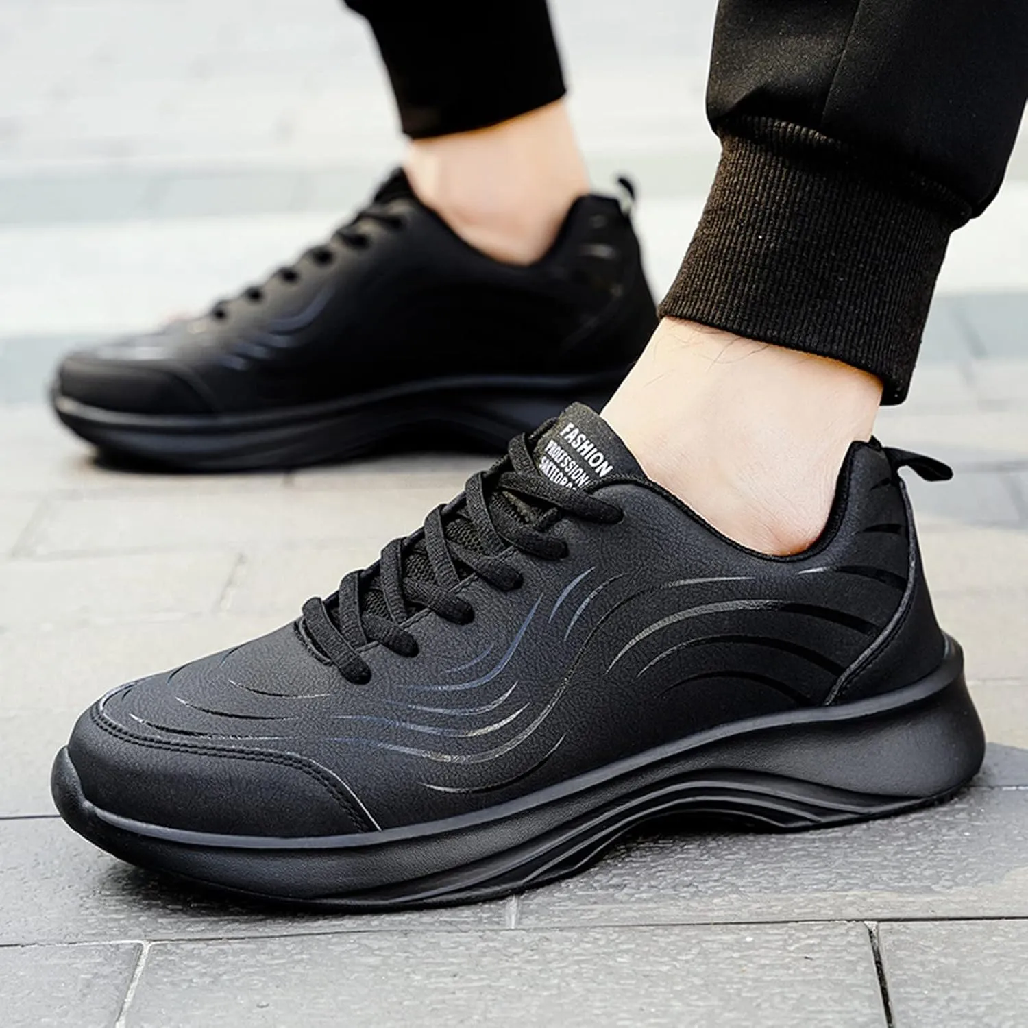 Men's Breathable Mesh Running Shoes Recovery Air Athletic Running Tennis Shoe Men's Comfortable Diabetic Shoes