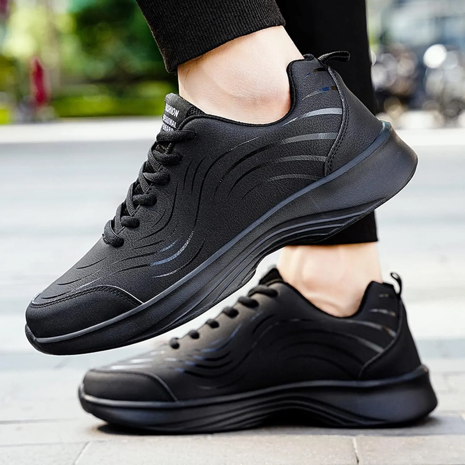 Men's Breathable Mesh Running Shoes Recovery Air Athletic Running Tennis Shoe Men's Comfortable Diabetic Shoes