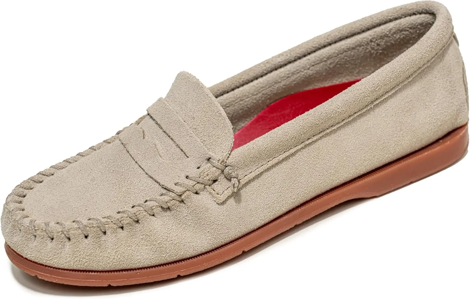Minnetonka Mellony Penny  Women's Penny Loafer Design, Water and Stain Resistant, Genuine Suede, and Lightweight Sole