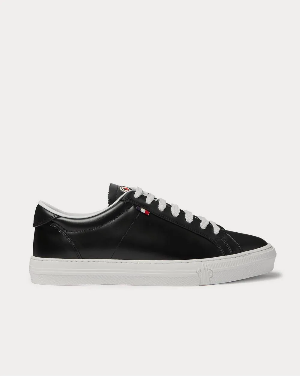 Monaco Leather  Black low top sneakers