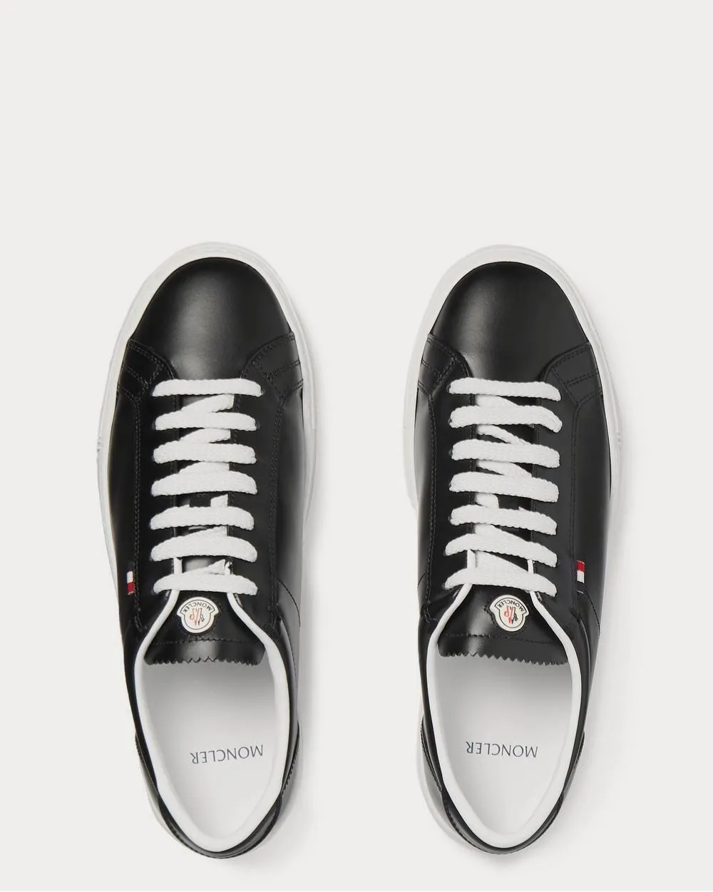 Monaco Leather  Black low top sneakers