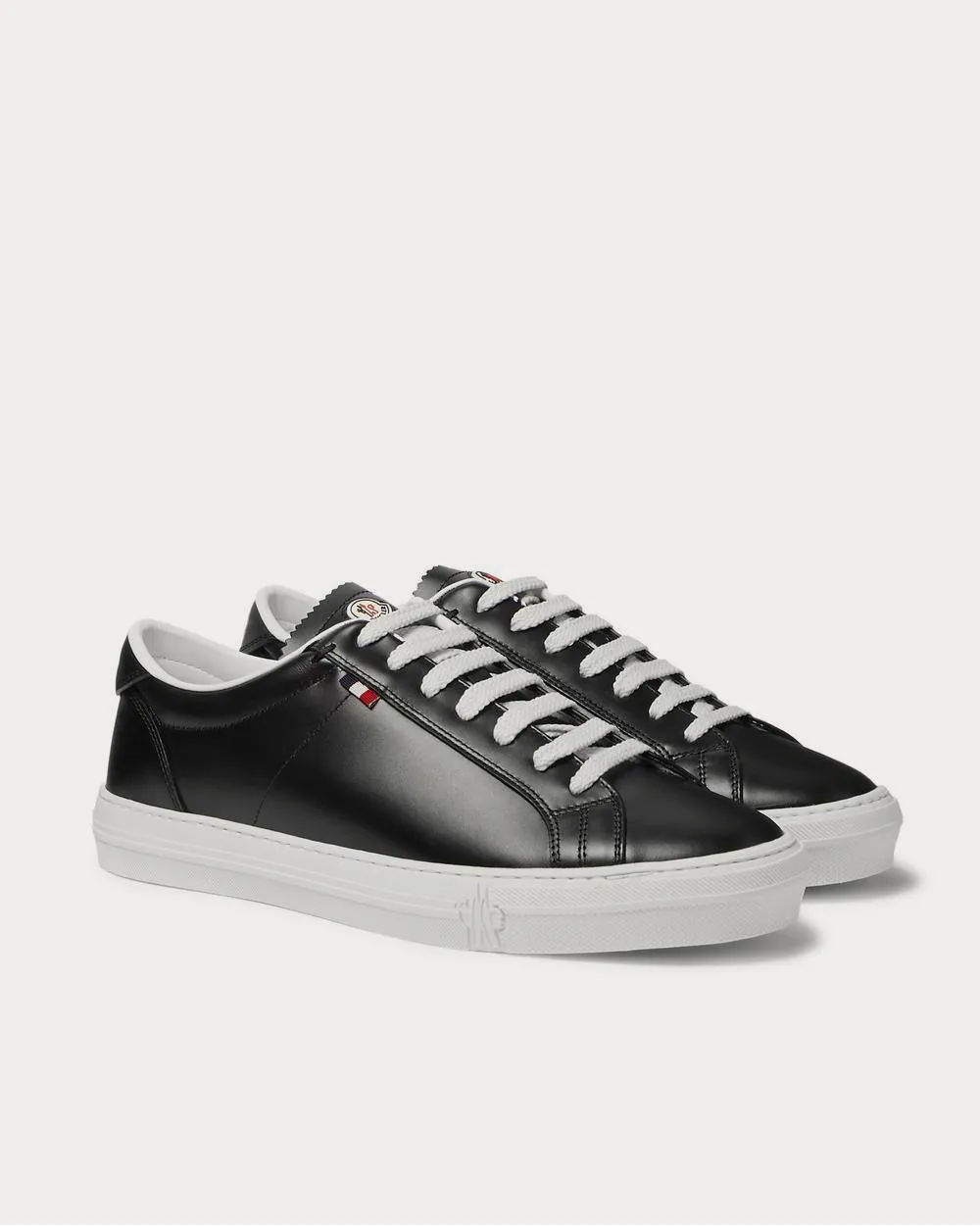 Monaco Leather  Black low top sneakers