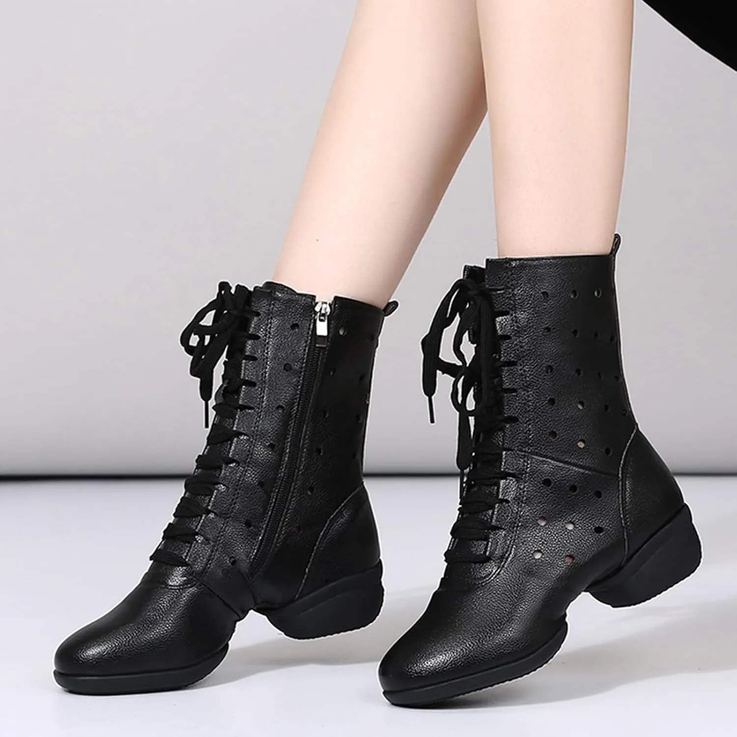 ONAIC Ballroom Dance Shoes for Womens Salsa Latin Wedding Party Shoes Non -Slip Comfortable Jazz Boots Platform