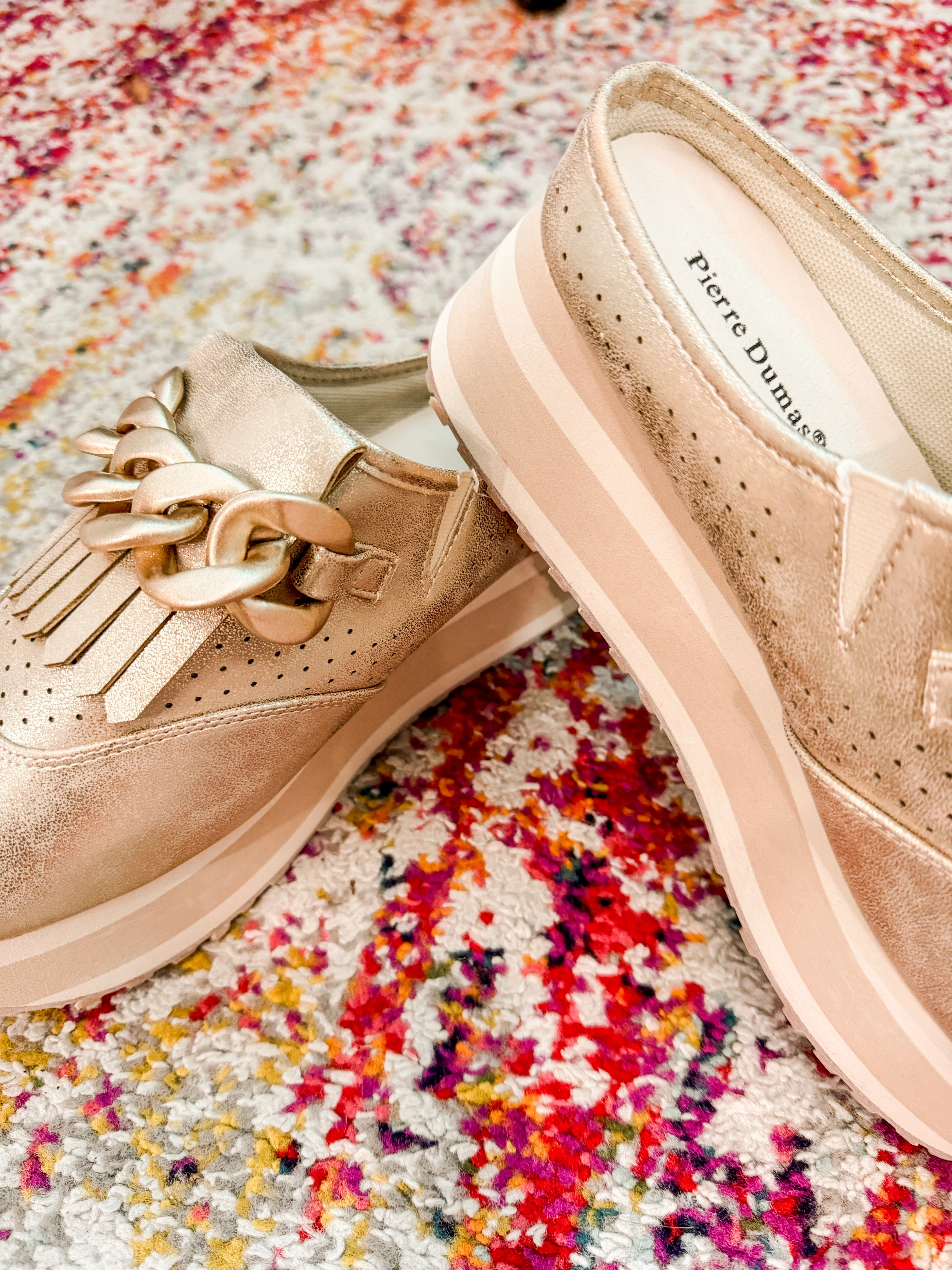 Paloma Gold Loafer