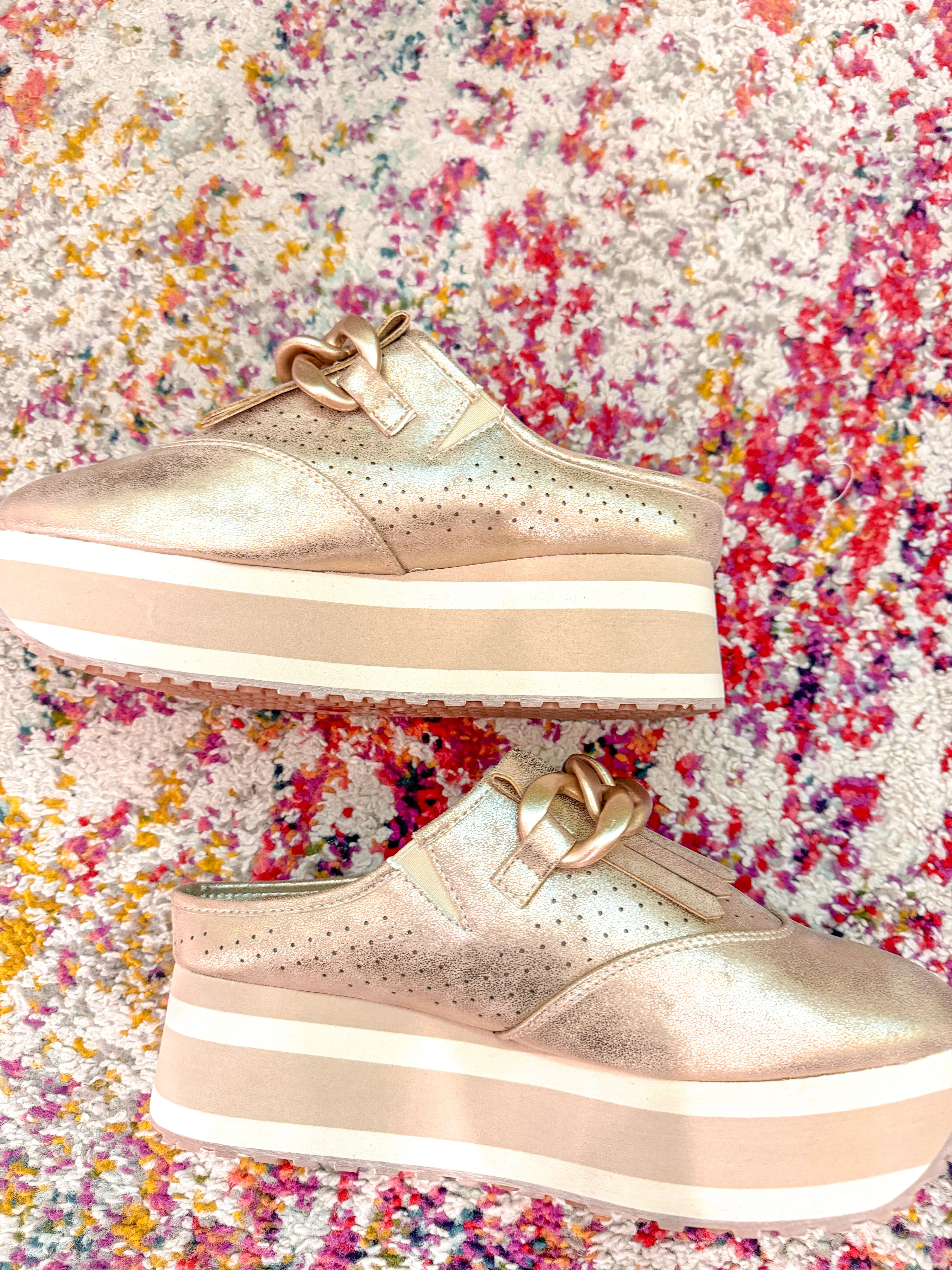 Paloma Gold Loafer