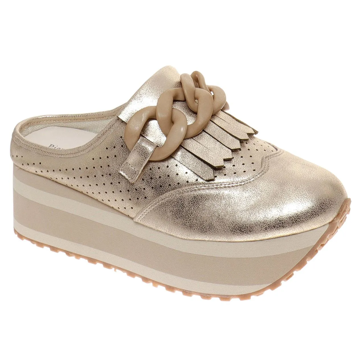 Paloma Gold Loafer