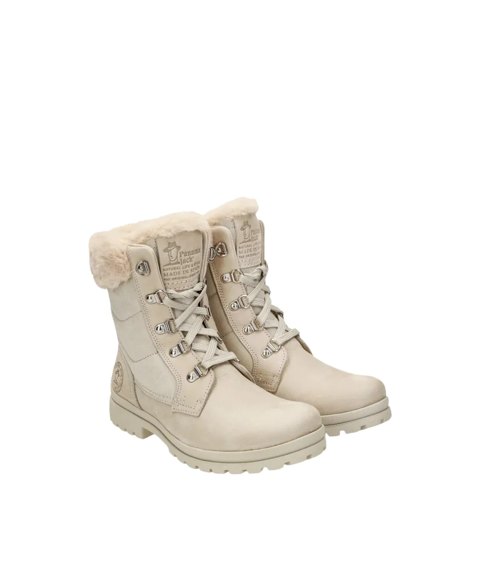 PANAMA JACK TUSCANI B28  LEATHER BOOTS WITH WARM LINING