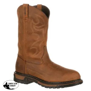 Rocky Ride Branson Roper Waterproof Mens Western Boots