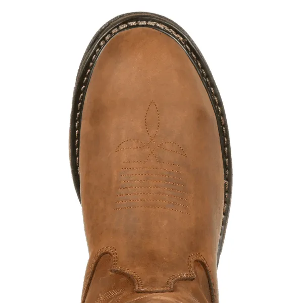 Rocky Ride Branson Roper Waterproof Mens Western Boots