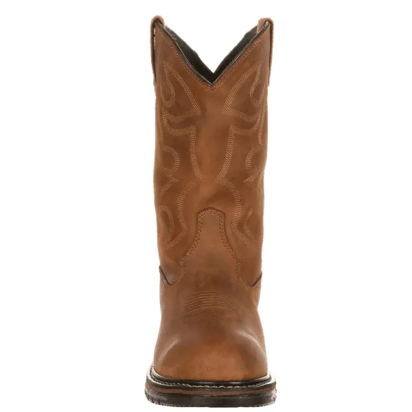 Rocky Ride Branson Roper Waterproof Mens Western Boots
