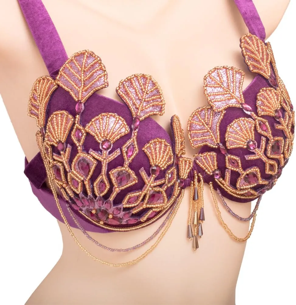 ROYAL SMEELA Belly Dancer Costumes for Women Belly Dance Bra and Belt Belly Dancing Skirt Bellydance Costume Carnival Outfit