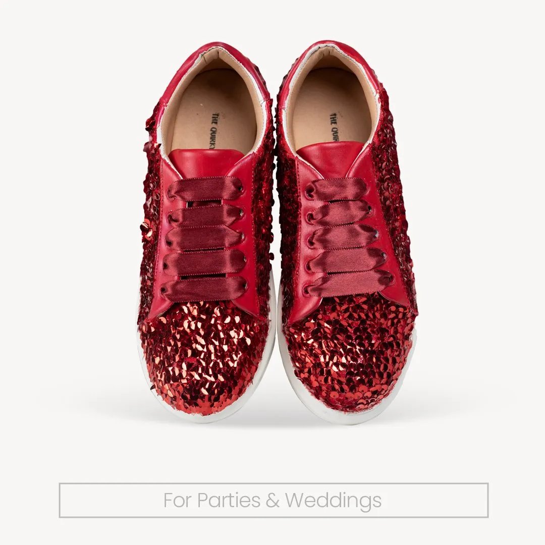 Ruby Crush Sequin Sneakers