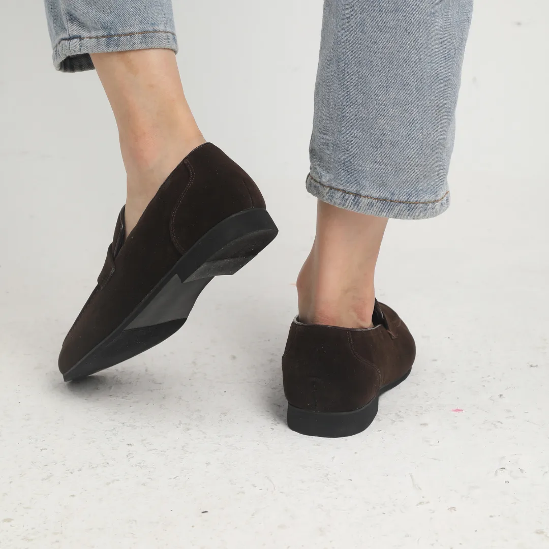 Suede Penny Loafers