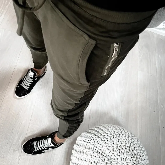 Ultimate Joggers - Dark Olive Khaki (Plus Size)