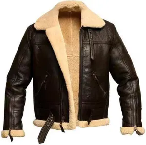 West Louis Wool Liner Faux Fur Leather Winter Coat