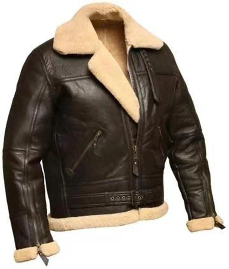 West Louis Wool Liner Faux Fur Leather Winter Coat