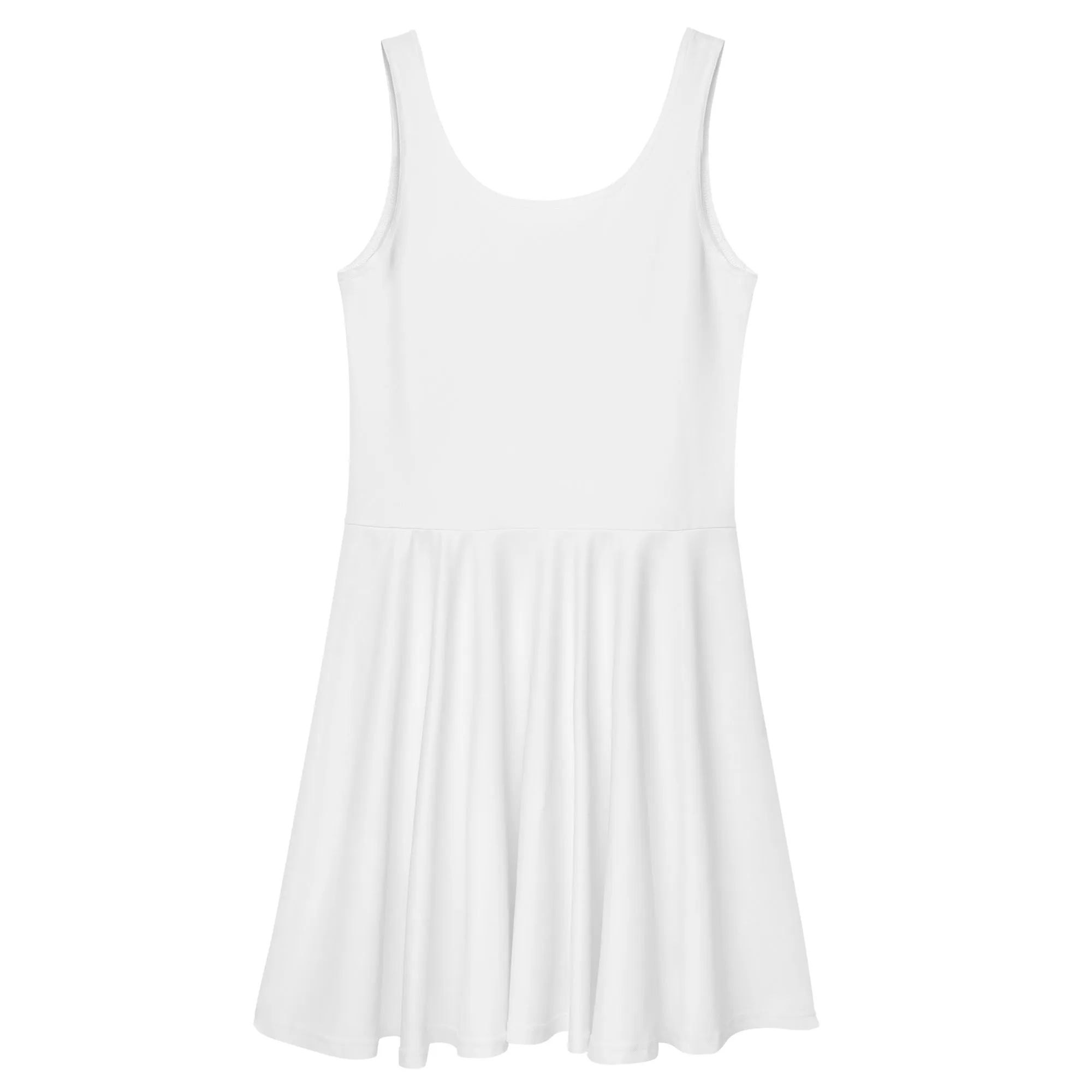 White Skater Dress