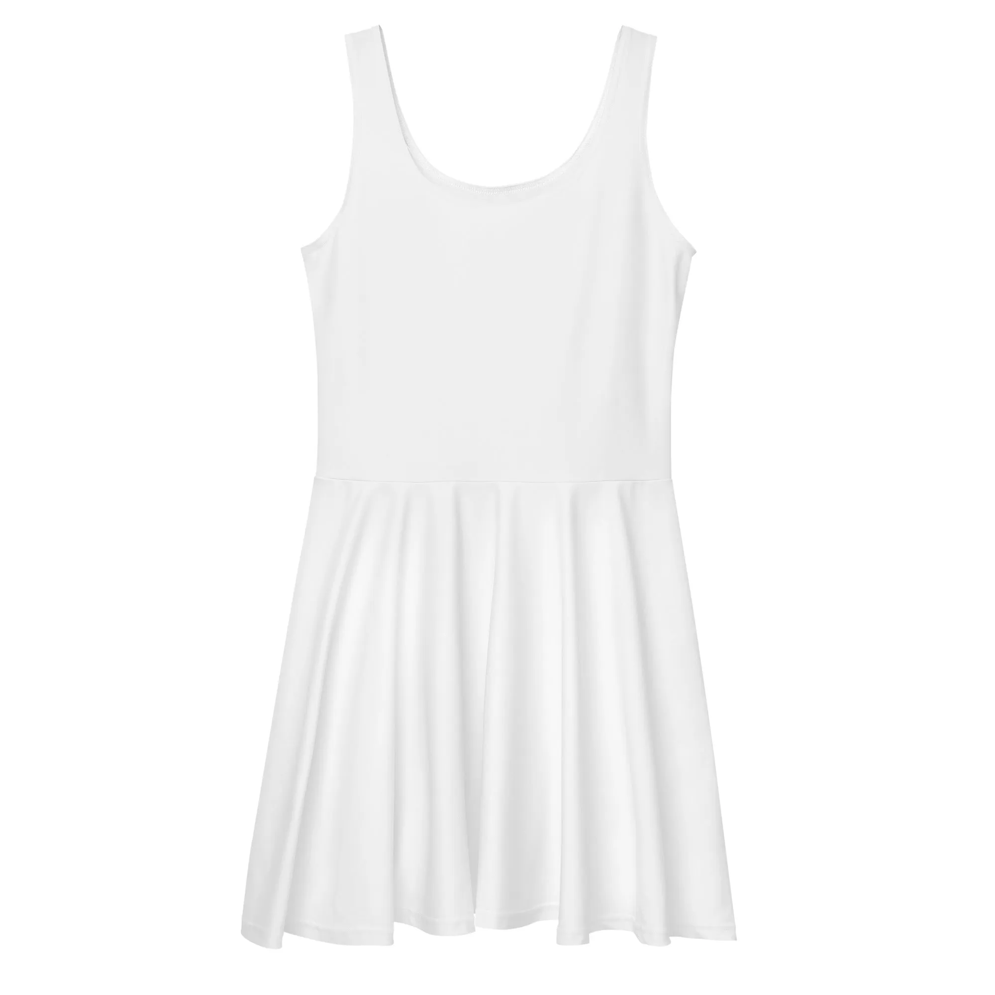 White Skater Dress