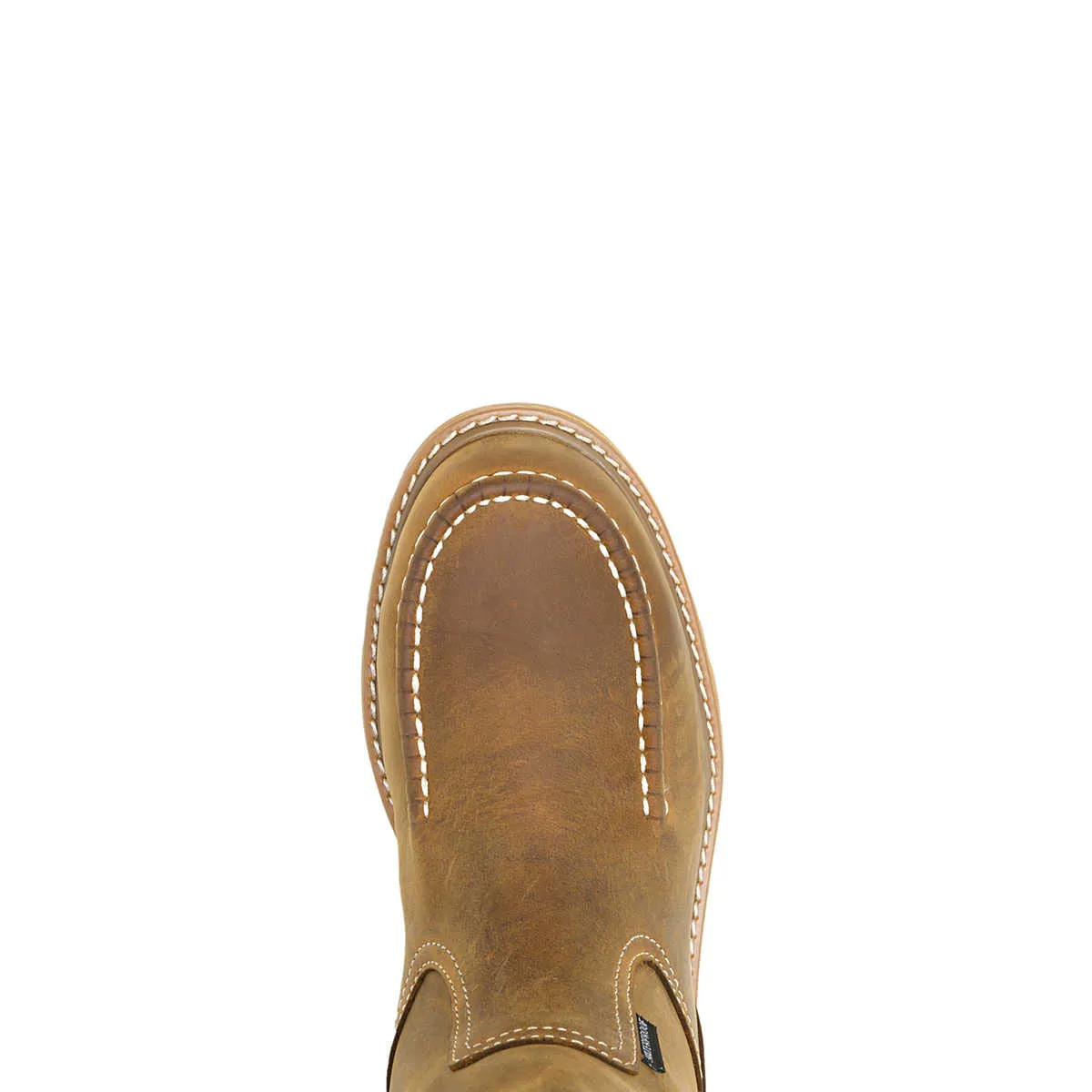 Wolverine Men's Floorhand Moc-Toe Pull-On Work Wellington - Dark Wheat (SOFT TOE)