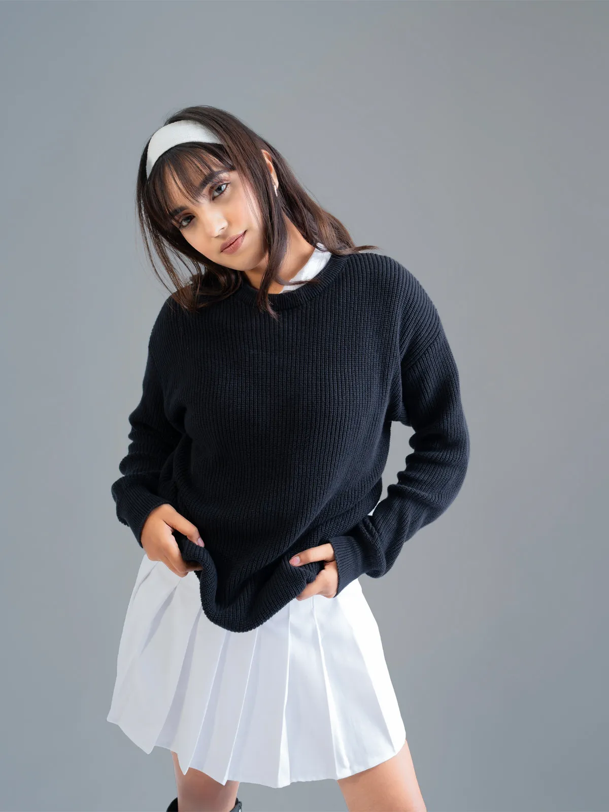 Y2k White Pleated Tennis Skirt